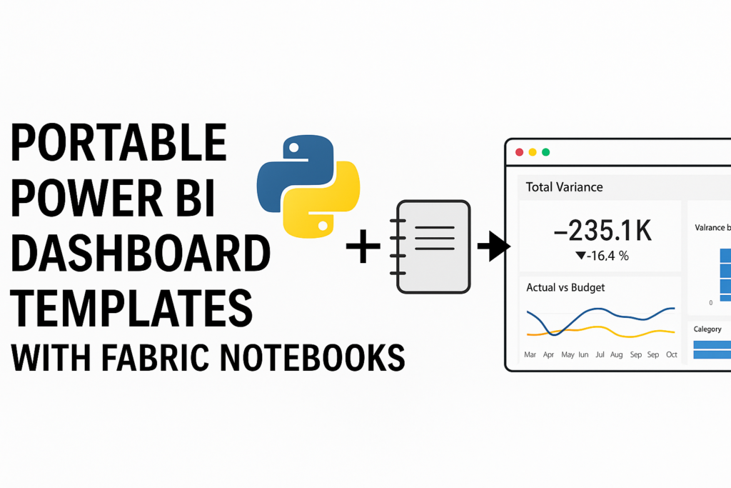 Power BI Templates mit Fabric Notebooks