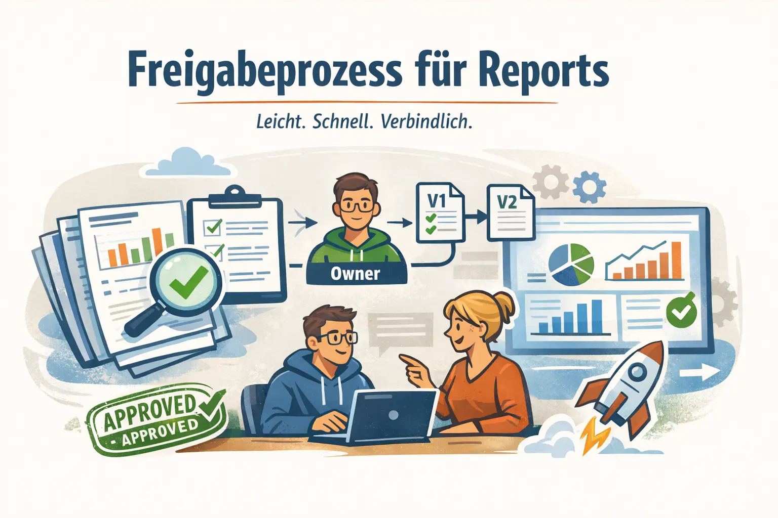Freigabeprozess für Reports