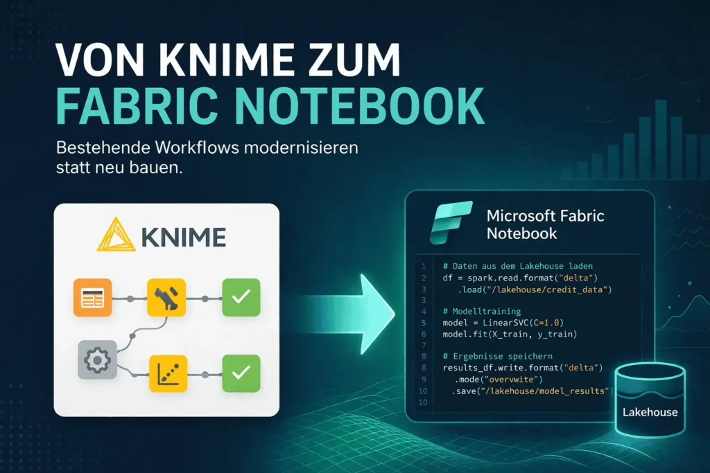 Von KNIME zum Microsoft Fabric Notebook