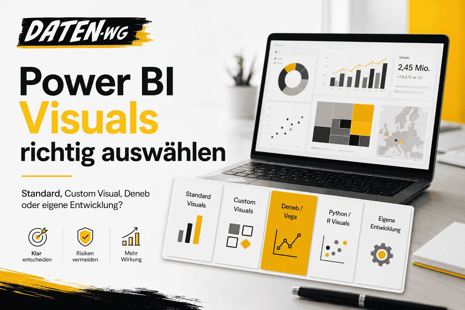 Power BI Visuals richtig auswählen