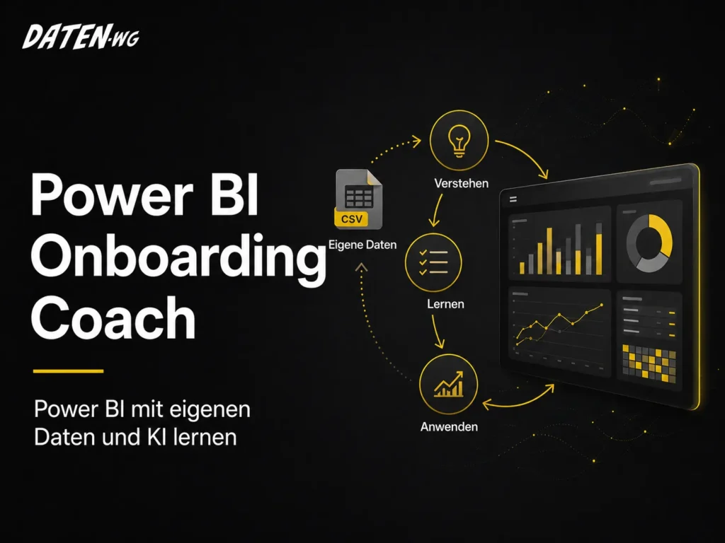 Power BI Onboarding Coach: Power BI mit eigenen Daten und KI lernen