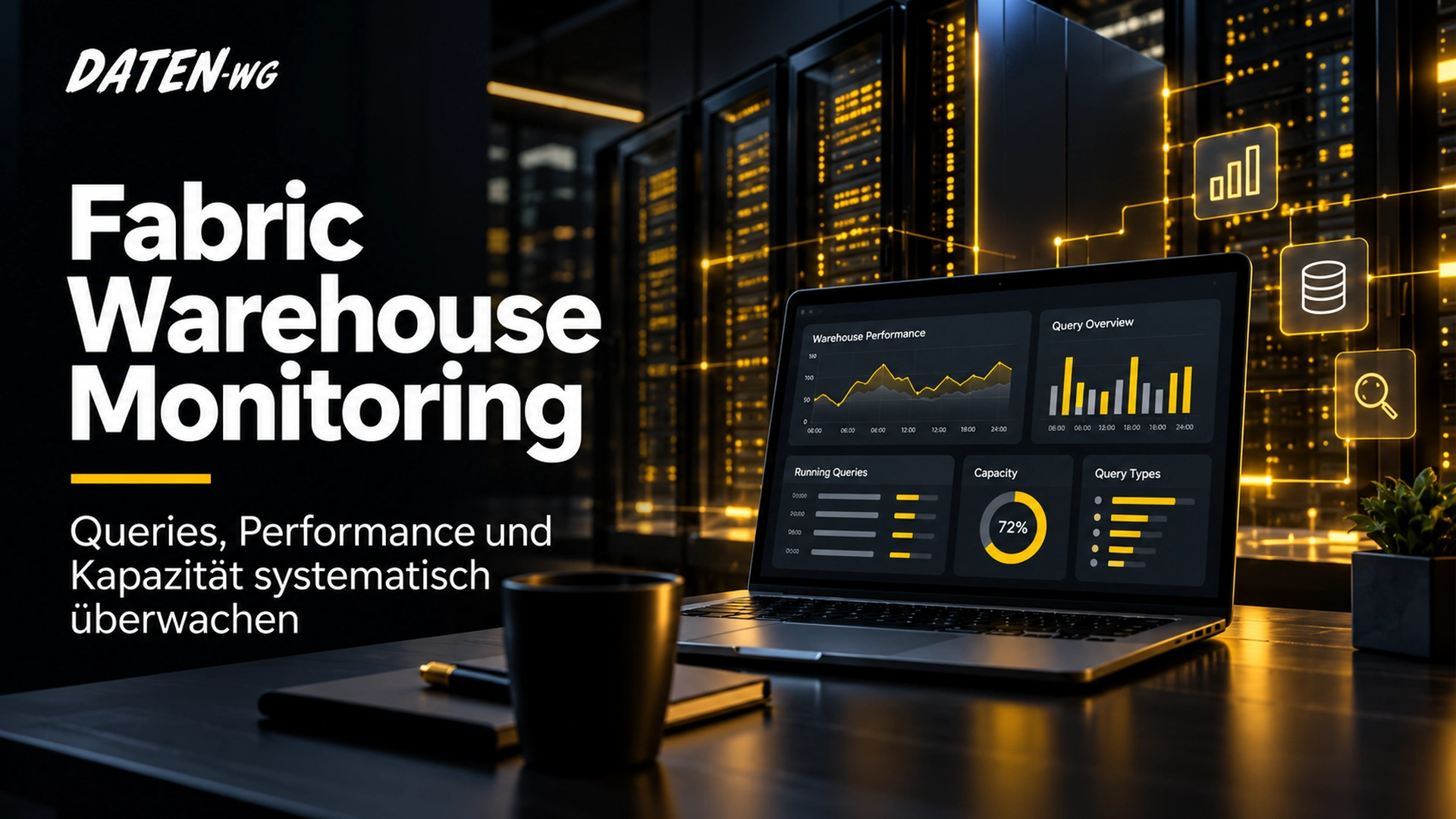 Fabric Warehouse Monitoring: SQL-Queries, Performance und Kapazität im Rechenzentrum